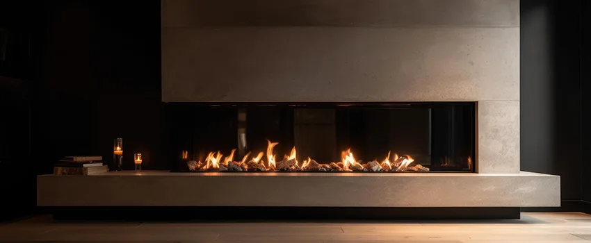 Gas Fireplace Ember Bed Design Services in Issaquah, Washington