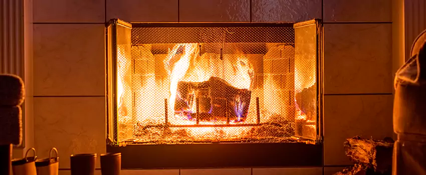 Mendota Hearth Landscape Fireplace Installation in Issaquah, Washington