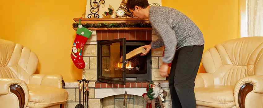 Rusted Metal Fireplace Restoration in Issaquah, Washington