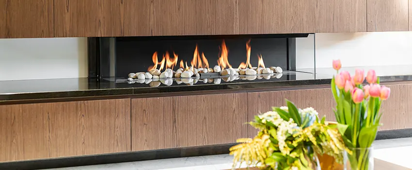 Double-height Fireplace Design Refurbishment in Issaquah, Washington