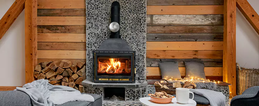 Thelin Hearth Products Direct Vent Gas Stove Fireplace Inspection in Issaquah, Washington